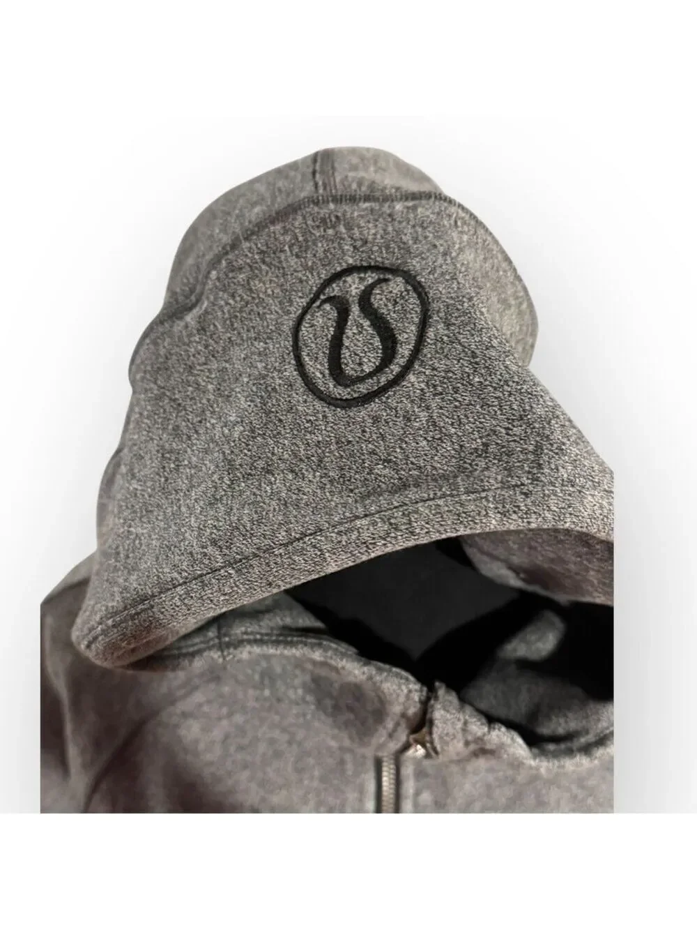 Lululemon Scuba Full Zip Hoodie Heather Gray Women's Size 10